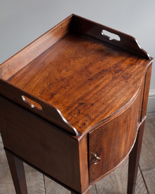 GEORGIAN BEDSIDE CUPBOARD - ADDITIONAL PHOTO 2