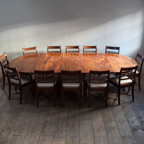 GEORGE III MAHOGANY EXTENDING DINING TABLE - ADDITIONAL PHOTO 3