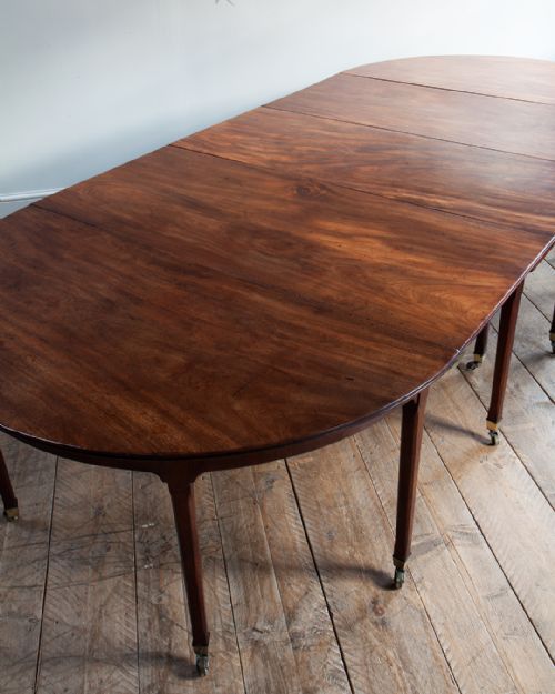 GEORGE III MAHOGANY EXTENDING DINING TABLE - ADDITIONAL PHOTO 7
