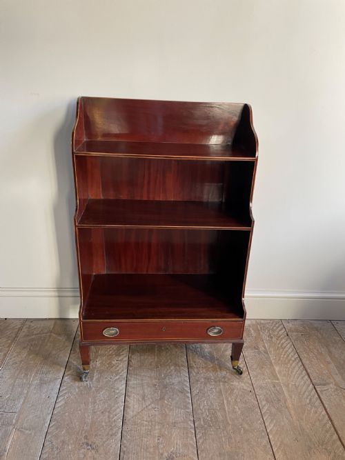 GEORGE III WATERFALL BOOKCASE - ADDITIONAL PHOTO 7