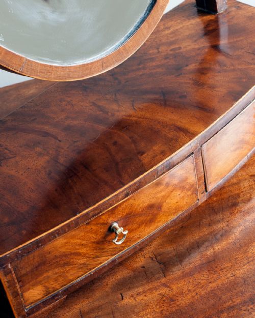 GEORGE III MAHOGANY TOILET MIRROR - ADDITIONAL PHOTO 3