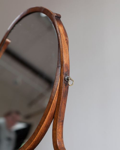 GEORGE III MAHOGANY TOILET MIRROR - ADDITIONAL PHOTO 6