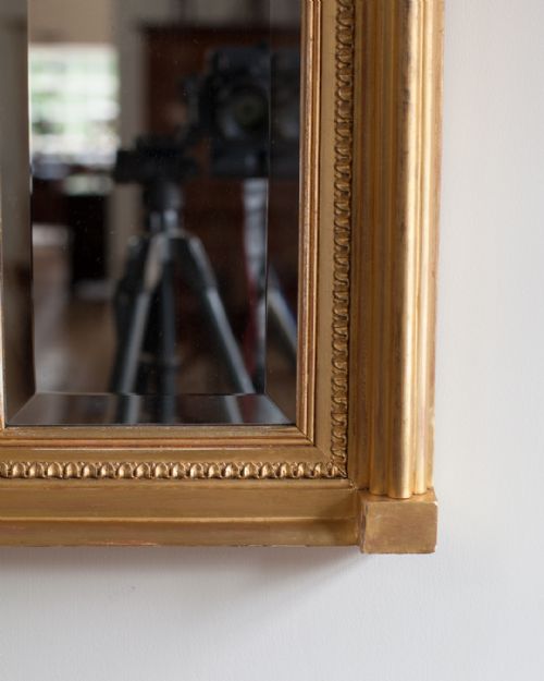 LATE 19TH CENTURY GILT OVERMANTEL MIRROR - ADDITIONAL PHOTO 3