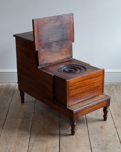 REGENCY MAHOGANY LIBRARY STEPS - ADDITIONAL PHOTO 2