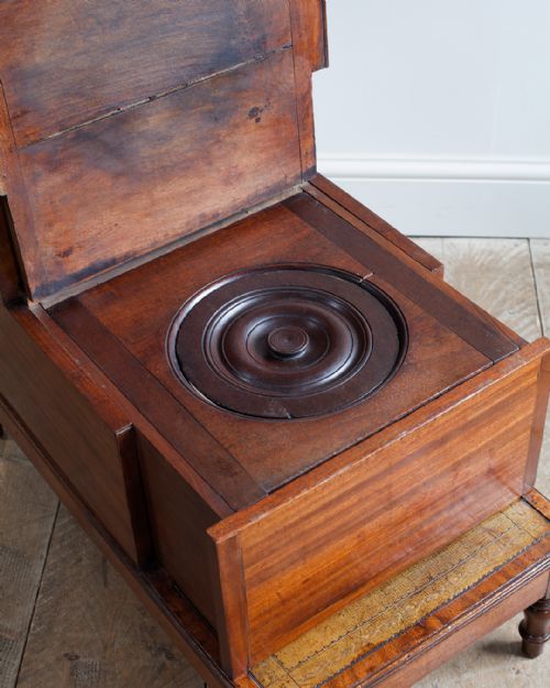 REGENCY MAHOGANY LIBRARY STEPS - ADDITIONAL PHOTO 5