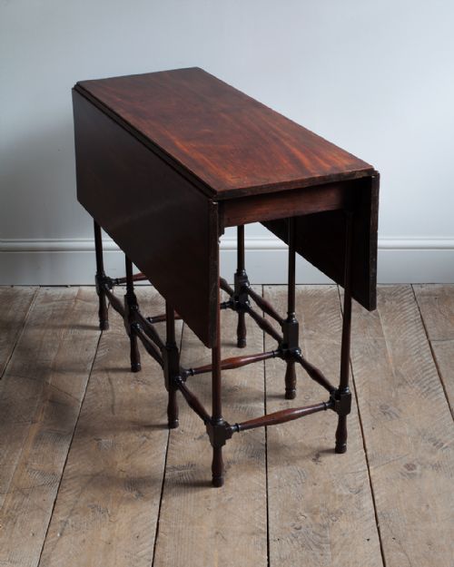 GEORGE III MAHOGANY 'SPIDER LEG' TABLE - ADDITIONAL PHOTO 3