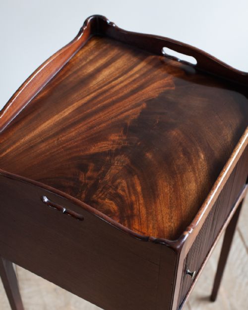 GEORGE III MAHOGANY POT CUPBOARD - ADDITIONAL PHOTO 4