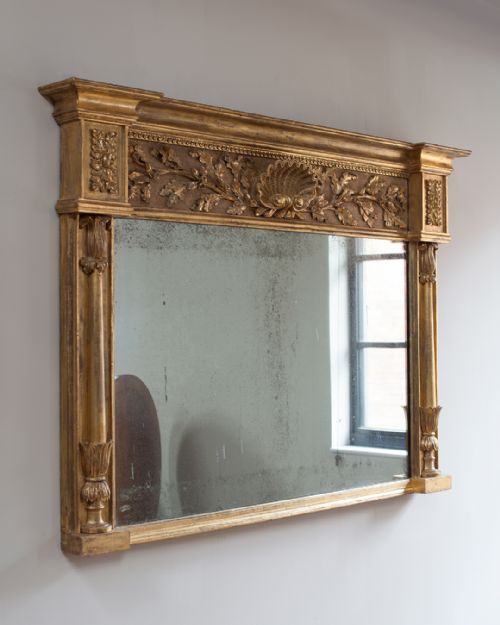 GEORGIAN GILT OVERMANTEL MIRROR - ADDITIONAL PHOTO 1