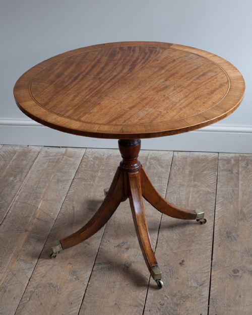 REGENCY MAHOGANY OCCASIONAL TABLE - ADDITIONAL PHOTO 3