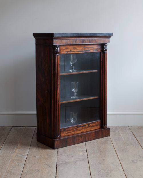 REGENCY ROSEWOOD PIER CABINET - ADDITIONAL PHOTO 1