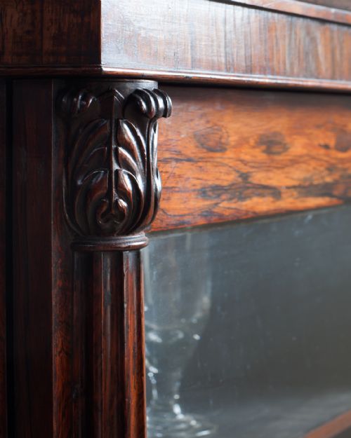 REGENCY ROSEWOOD PIER CABINET - ADDITIONAL PHOTO 7