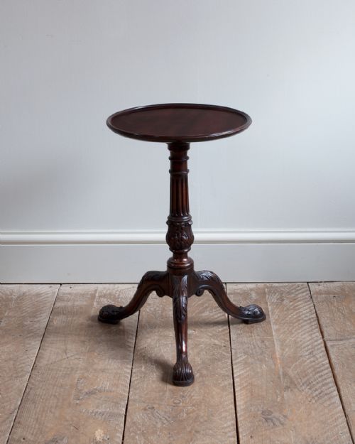 fine late 19th century mahogany candle stand - CATEGORY: ANTIQUE FURNITURE - DATED 19TH CENTURY