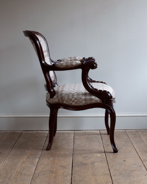 PAIR OF WILLIAM IV MAHOGANY ARM CHAIRS - ADDITIONAL PHOTO 5