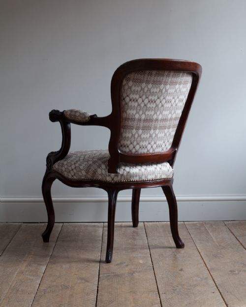 PAIR OF WILLIAM IV MAHOGANY ARM CHAIRS - ADDITIONAL PHOTO 6