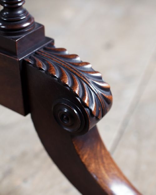 REGENCY MAHOGANY SOFA TABLE - ADDITIONAL PHOTO 10