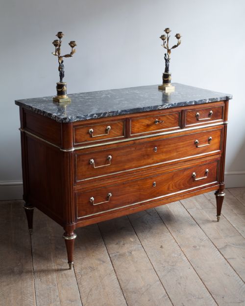FRENCH 18TH CENTURY DIRECTOIRE STYLE COMMODE - ADDITIONAL PHOTO 2