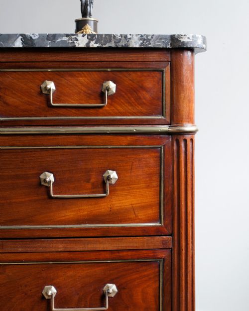 FRENCH 18TH CENTURY DIRECTOIRE STYLE COMMODE - ADDITIONAL PHOTO 4