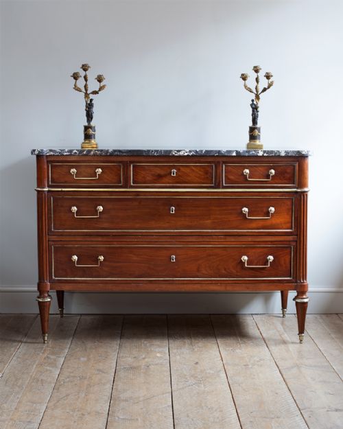 FRENCH 18TH CENTURY DIRECTOIRE STYLE COMMODE - ADDITIONAL PHOTO 7