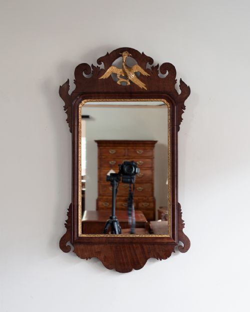 george iii mahogany pier mirror - CATEGORY: ANTIQUE MIRRORS - DATED 18TH CENTURY