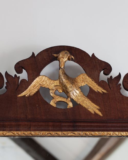 GEORGE III MAHOGANY PIER MIRROR - ADDITIONAL PHOTO 2