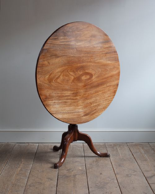 george iii mahogany tripod table - CATEGORY: ANTIQUE TABLES - DATED 18TH CENTURY