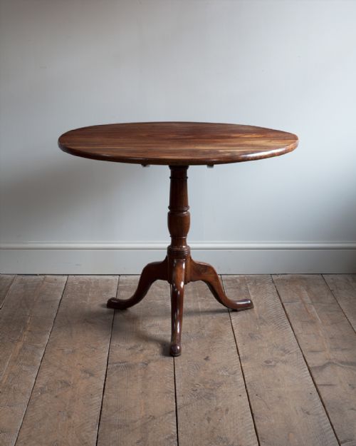 GEORGE III MAHOGANY TRIPOD TABLE - ADDITIONAL PHOTO 1