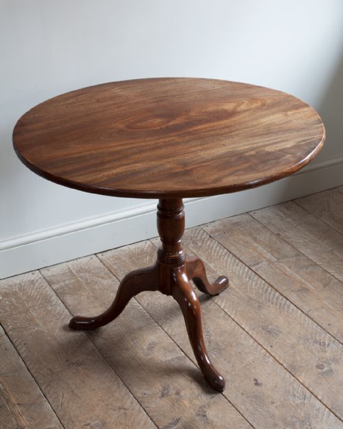 GEORGE III MAHOGANY TRIPOD TABLE - ADDITIONAL PHOTO 2