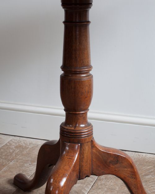 GEORGE III MAHOGANY TRIPOD TABLE - ADDITIONAL PHOTO 4