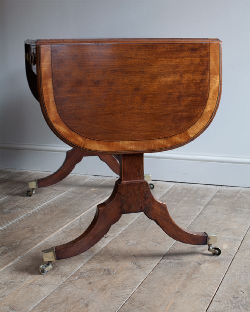 REGENCY MAHOGANY SOFA TABLE OF GOOD PROPORTIONS - ADDITIONAL PHOTO 3