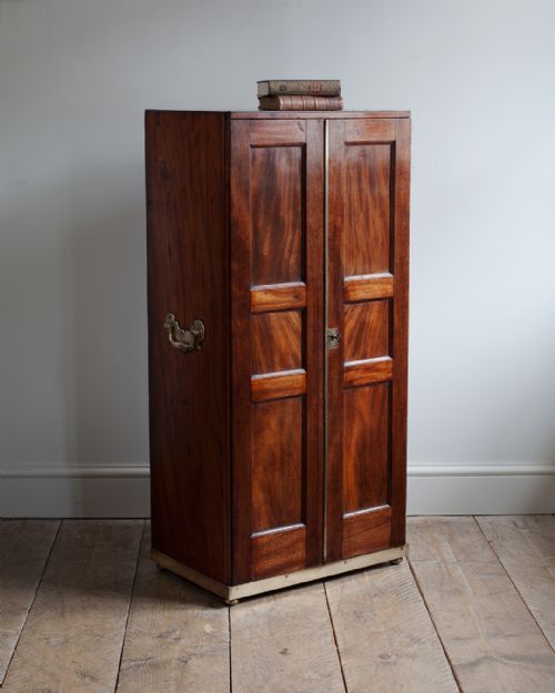 19th century mahogany ships' pennants cabinet - CATEGORY: ANTIQUE CUPBOARDS - DATED 19TH CENTURY