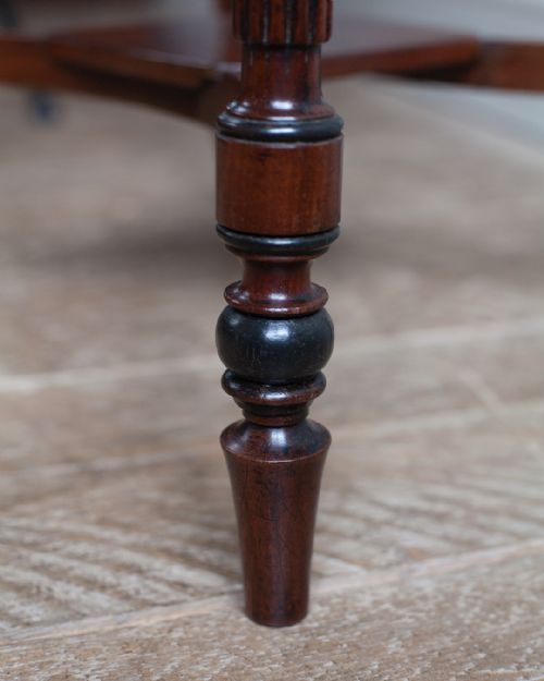 REGENCY MAHOGANY OCTAGONAL WORK TABLE - ADDITIONAL PHOTO 5