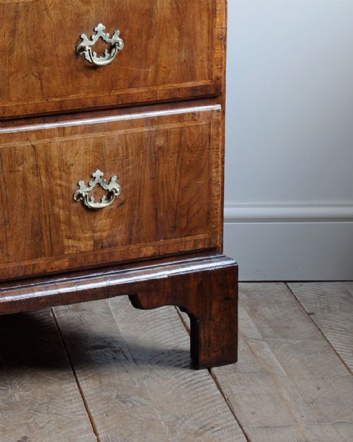 GEORGE II WALNUT CHEST ON CHEST - ADDITIONAL PHOTO 2