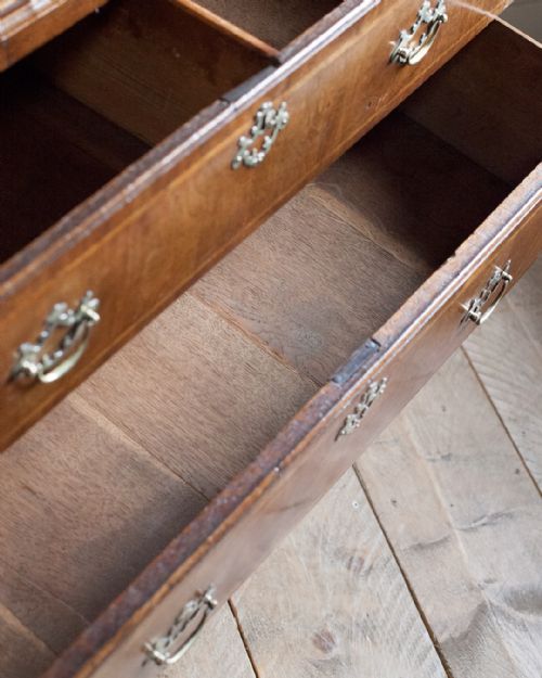 GEORGE II WALNUT CHEST ON CHEST - ADDITIONAL PHOTO 4