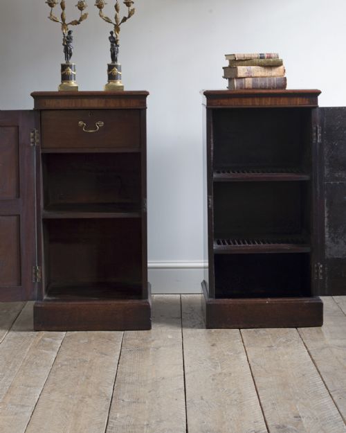 18TH CENTURY MAHOGANY PEDESTALS IN THE MANNER OF GILLOWS - ADDITIONAL PHOTO 5