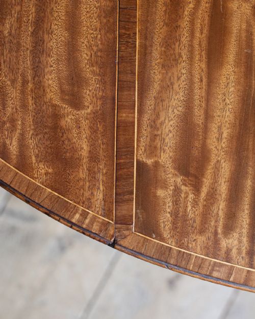 GEORGE III MAHOGANY OVAL PEMBROKE TABLE - ADDITIONAL PHOTO 7