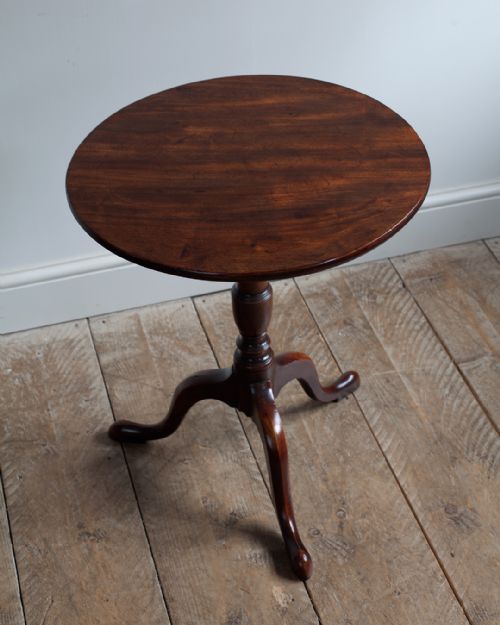 GEORGE III MAHOGANY TRIPOD TABLE - ADDITIONAL PHOTO 1