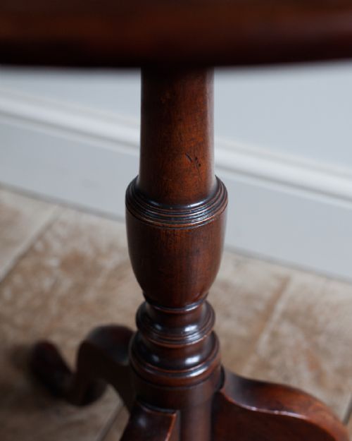 GEORGE III MAHOGANY TRIPOD TABLE - ADDITIONAL PHOTO 4