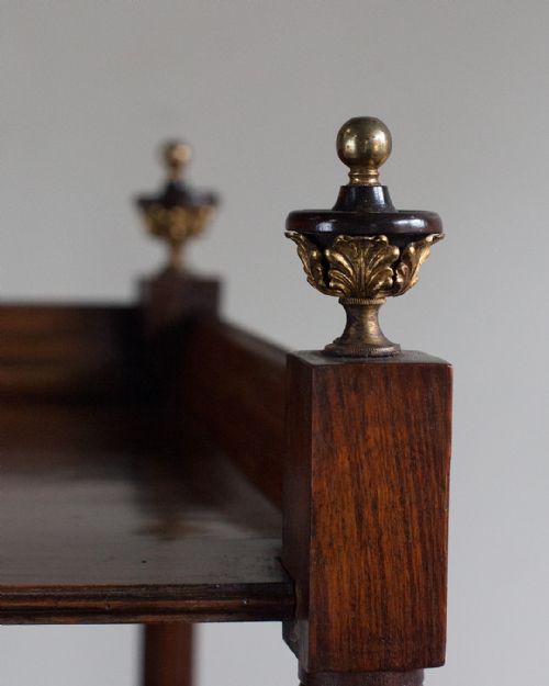 REGENCY SIMULATED ROSEWOOD WHATNOT - ADDITIONAL PHOTO 6