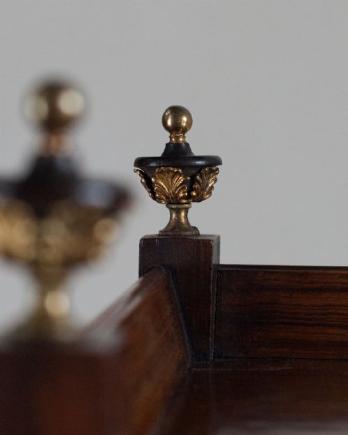 REGENCY SIMULATED ROSEWOOD WHATNOT - ADDITIONAL PHOTO 7