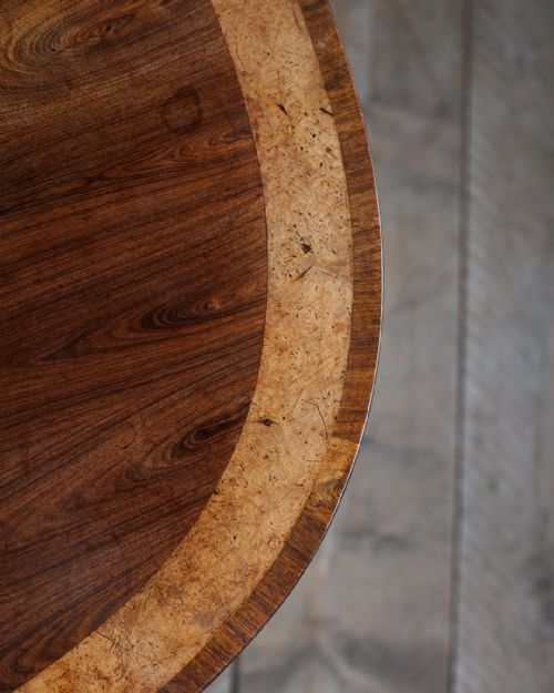 GEORGE III ROSEWOOD D SHAPED CARD TABLE - ADDITIONAL PHOTO 7