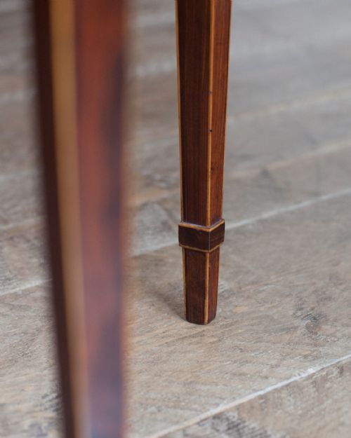GEORGE III ROSEWOOD D SHAPED CARD TABLE - ADDITIONAL PHOTO 9