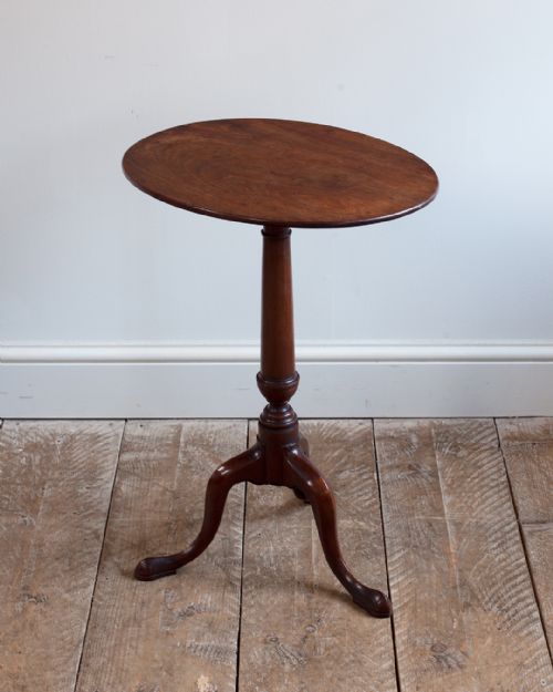GEORGE III OVAL MAHOGANY TRIPOD TABLE - ADDITIONAL PHOTO 1