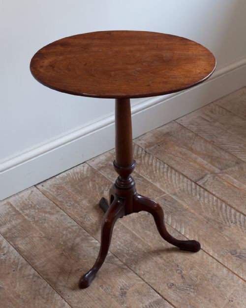 GEORGE III OVAL MAHOGANY TRIPOD TABLE - ADDITIONAL PHOTO 2