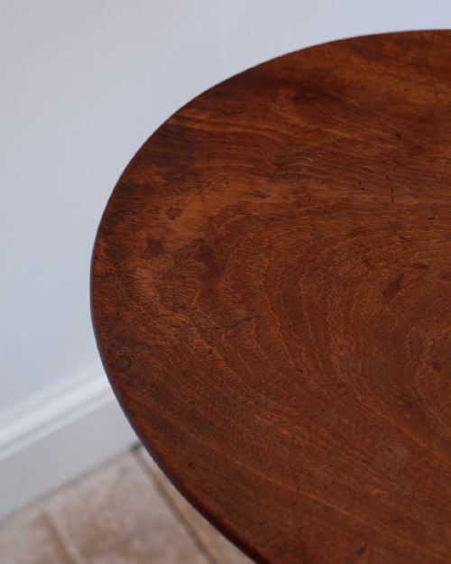 GEORGE III OVAL MAHOGANY TRIPOD TABLE - ADDITIONAL PHOTO 5