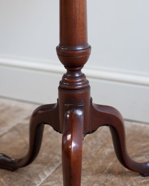 GEORGE III OVAL MAHOGANY TRIPOD TABLE - ADDITIONAL PHOTO 6