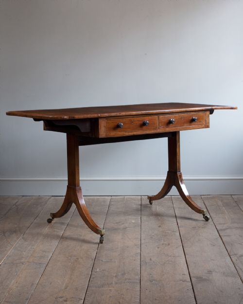 small regency rosewood sofa table - CATEGORY: ANTIQUE TABLES - DATED 19TH CENTURY
