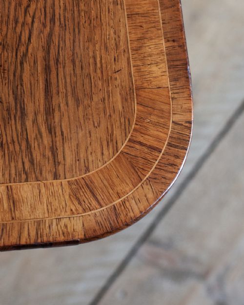SMALL REGENCY ROSEWOOD SOFA TABLE - ADDITIONAL PHOTO 8
