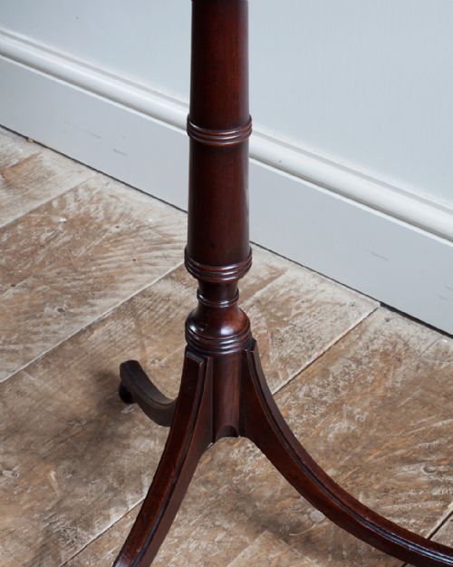 REGENCY MAHOGANY OCTAGONAL TRIPOD TABLE - ADDITIONAL PHOTO 7