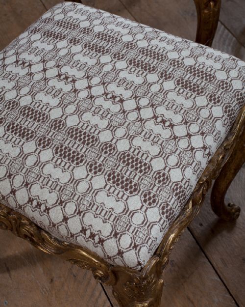 19TH CENTURY CARVED GILTWOOD STOOLS - ADDITIONAL PHOTO 8
