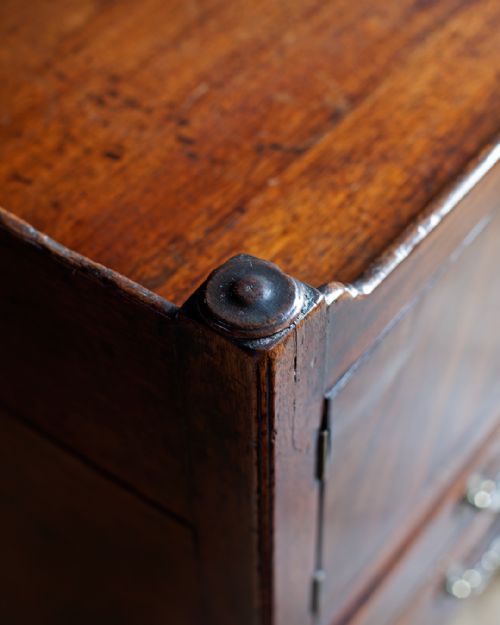 GEORGE III MAHOGANY TRAY TOP COMMODE - ADDITIONAL PHOTO 6